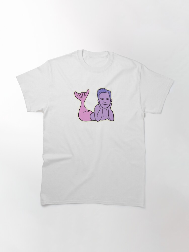 Thumbnail 3 of 7, Classic T-Shirt, MerJenks - Pink designed and sold by CitrusSyndicate.