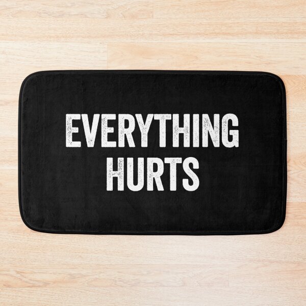 Item preview, Everything Hurts - Funny Workout Gift designed and sold by kevzadevinca.