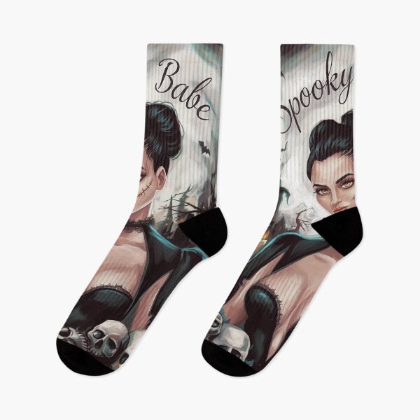 Item preview, Spooky Babe Abstract Portrait designed and sold by Vicky021.