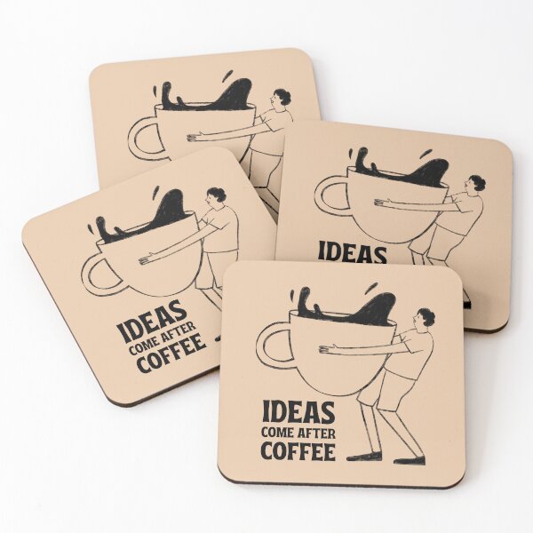 Item preview, Ideas Come After Coffee designed and sold by Art Buffalo.