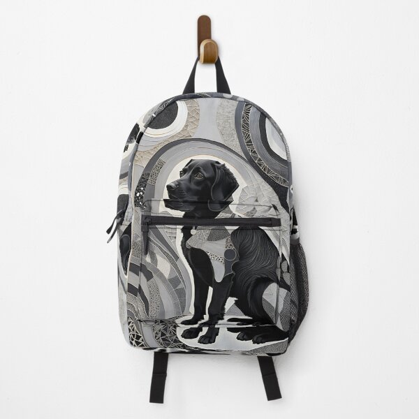 Item preview, Dog Black and White Abstract Vintage Zentangle Art designed and sold by Witty Shirts.