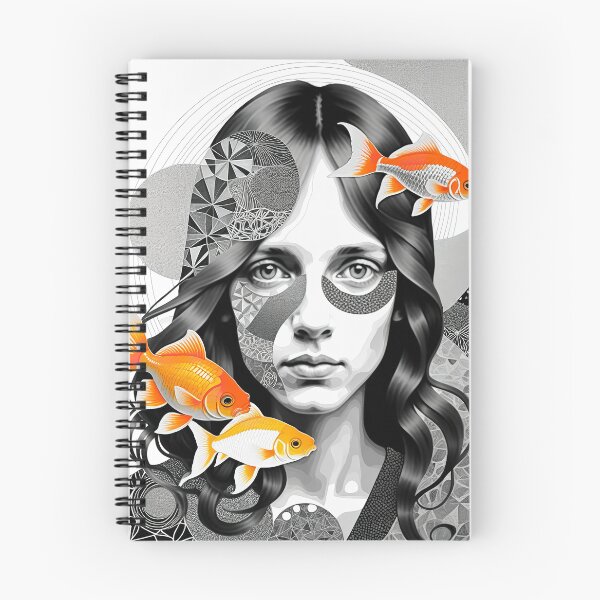 Item preview, Girl Black and White Abstract Vintage Zentangle Art designed and sold by Witty Shirts.