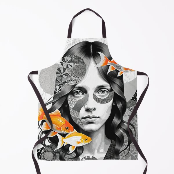 Item preview, Girl Black and White Abstract Vintage Zentangle Art designed and sold by Witty Shirts.