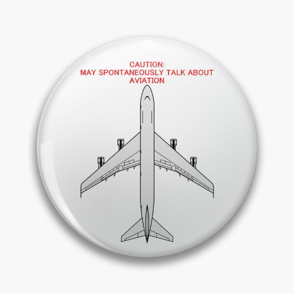 Item preview, Caution: May Talk About Aviation Boeing 747 designed and sold by TheBlackBoxStop.