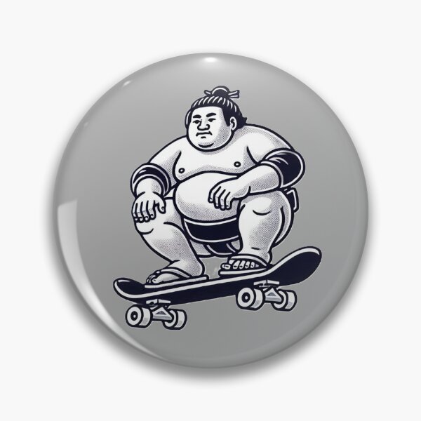 Item preview, Sumo Skateboarder designed and sold by PinUpPizzazz.
