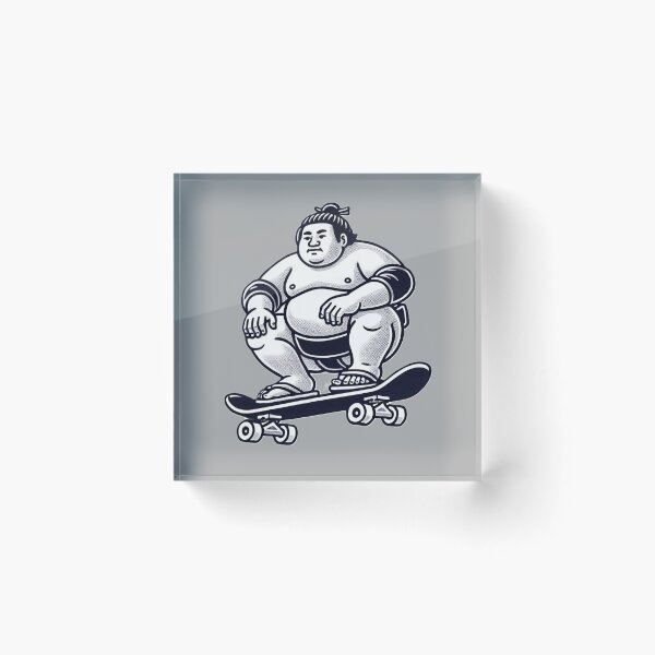 Item preview, Sumo Skateboarder designed and sold by PinUpPizzazz.