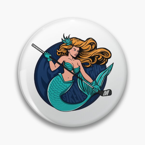 Artikelvorschau, New York Sirens Siren PWHL-Logo entworfen und verkauft von Erika Dee.