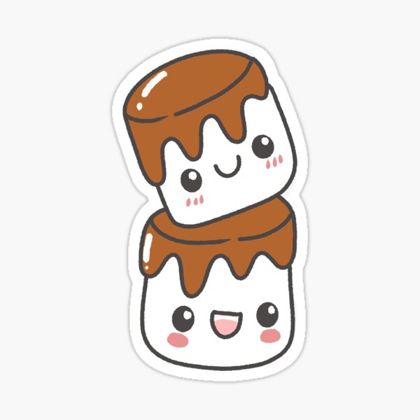 Item preview, Süße Marshmallows designed and sold by JuneKawaiiart.