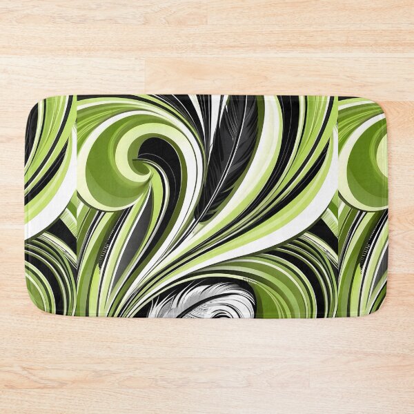 Item preview, Art Deco Nouveau Style Geometric Feather designed and sold by SloganExpress.