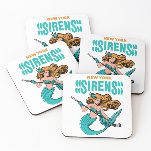 Item preview, New York Sirens Siren PWHL logo designed and sold by Erika Dee.