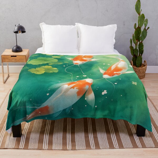 Artikelvorschau, Koi-Fische Harmonie im Teich entworfen und verkauft von AshiraCreations.