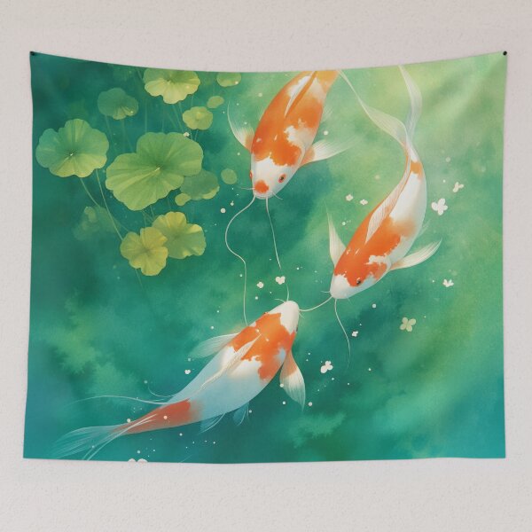 Artikelvorschau, Koi-Fische Harmonie im Teich entworfen und verkauft von AshiraCreations.