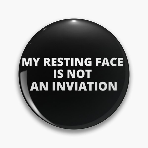 Item preview, My resting face t-shirt tee top shirt designed and sold by OAKDEN.