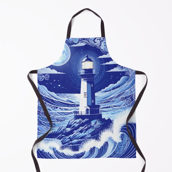 Item preview, Beacon of the Night: A Mystical Seascape designed and sold by Sanctum Icons.