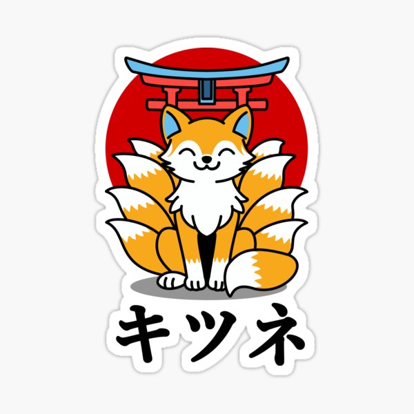 Item preview, Kitsune Japanese - Red designed and sold by StarterGear.