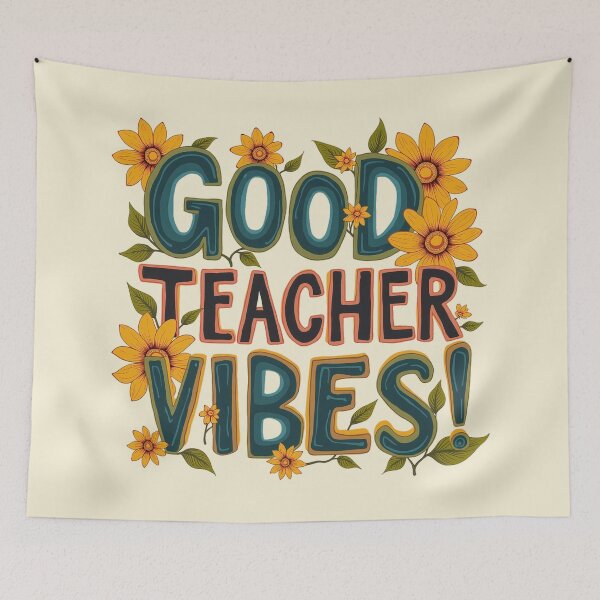 Item preview, Good Teacher Vibes designed and sold by decorwonders.