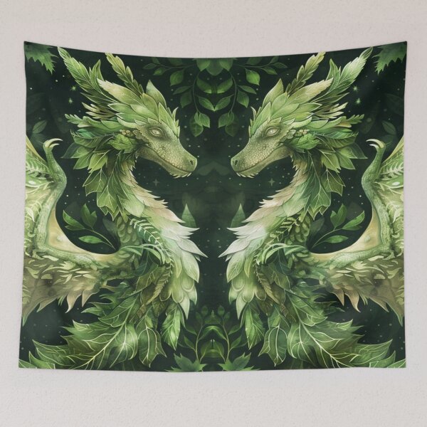 Item preview, Forest Emerald Dragon designed and sold by NightWispStudio.