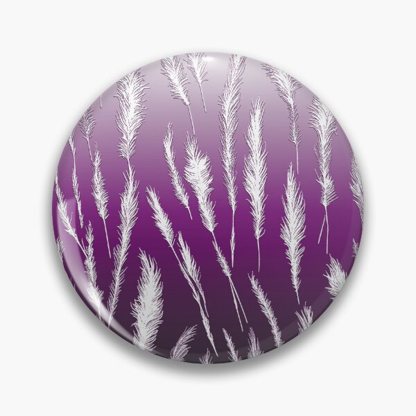 Item preview, Wild Grasses Nature Aesthetic Pattern Lilac and Purple Shades designed and sold by Beachy.