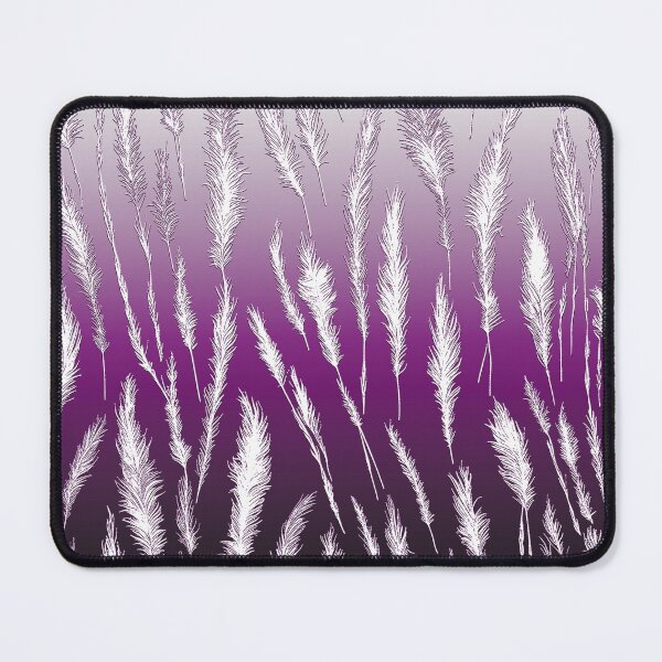 Item preview, Wild Grasses Nature Aesthetic Pattern Lilac and Purple Shades designed and sold by Beachy.