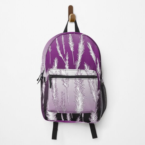 Item preview, Wild Grasses Nature Aesthetic Pattern Lilac and Purple Shades designed and sold by Beachy.