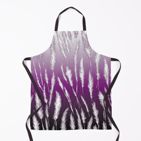Item preview, Wild Grasses Nature Aesthetic Pattern Lilac and Purple Shades designed and sold by Beachy.