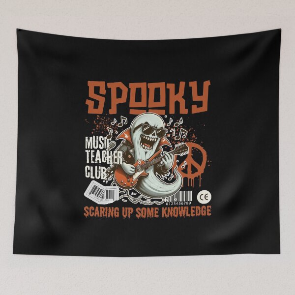 Item preview, Spooky music teacher club designed and sold by Peerless-Prime.