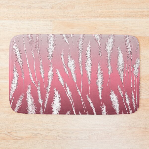 Item preview, Wild Grasses Nature Aesthetic Pattern Dusty Pink and Pink Shades designed and sold by Beachy.