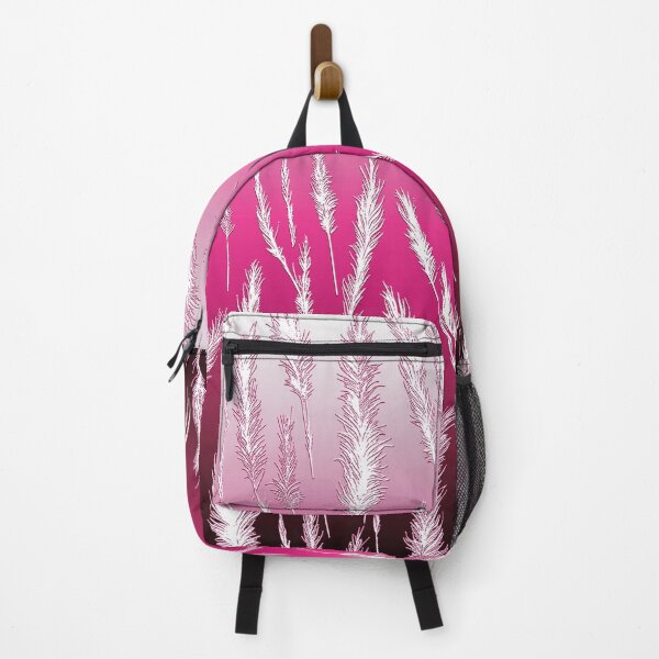 Item preview, Wild Grasses Nature Aesthetic Pattern Lilac and Hot Pink Shades designed and sold by Beachy.