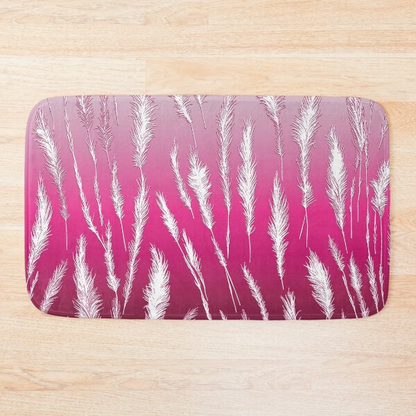 Item preview, Wild Grasses Nature Aesthetic Pattern Lilac and Hot Pink Shades designed and sold by Beachy.
