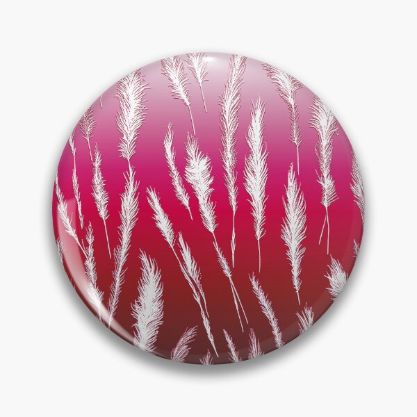 Item preview, Wild Grasses Nature Aesthetic Pattern Pink and Hot Pink Shades designed and sold by Beachy.