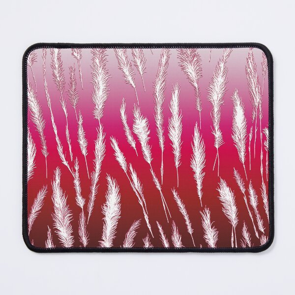 Item preview, Wild Grasses Nature Aesthetic Pattern Pink and Hot Pink Shades designed and sold by Beachy.
