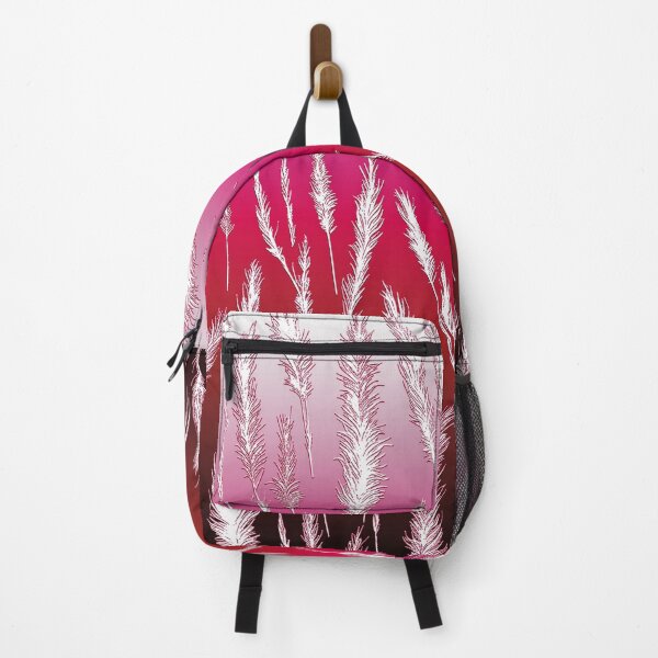 Item preview, Wild Grasses Nature Aesthetic Pattern Pink and Hot Pink Shades designed and sold by Beachy.