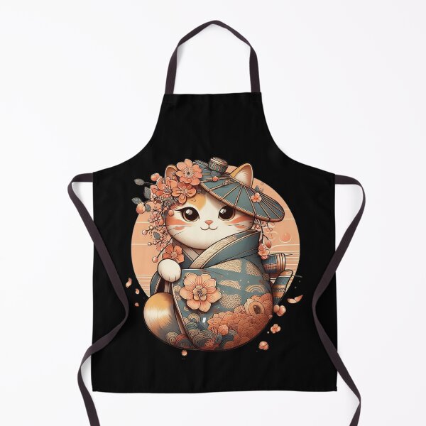 Item preview, Cute Cat in Japanese Style designed and sold by Azrora.