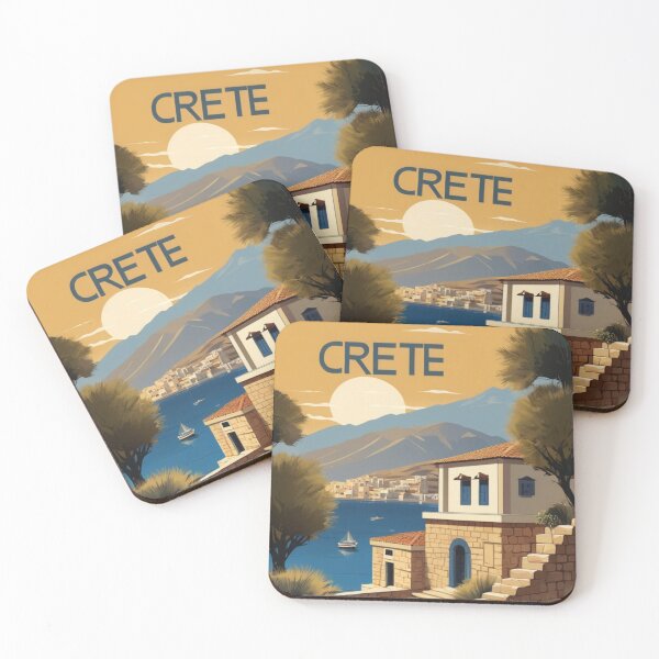 Item preview, 055 Vintage Crete, Greece Poster Design designed and sold by Alexis Art Collection.