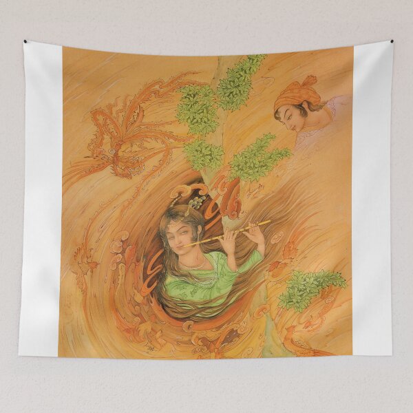 Item preview, Exquisite Persian Miniature Artwork – Intricate Detail  designed and sold by mazis.