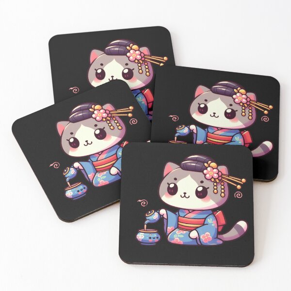 Item preview, Cute Cat in Japanese Style designed and sold by Azrora.
