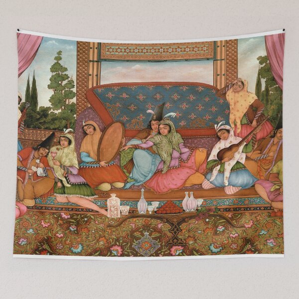 Item preview, Exquisite Hand-Painted Persian Miniature Artwork – Intricate Detail & Vibrant Colors designed and sold by mazis.