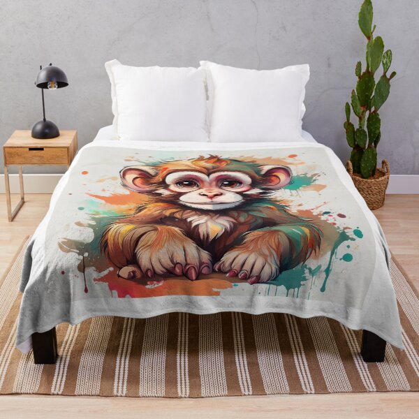 Item preview, Monkey painting designed and sold by thomasy07.