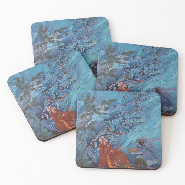 Item preview, Exquisite Hand-Painted Persian Miniature Artwork – Intricate Detail designed and sold by mazis.