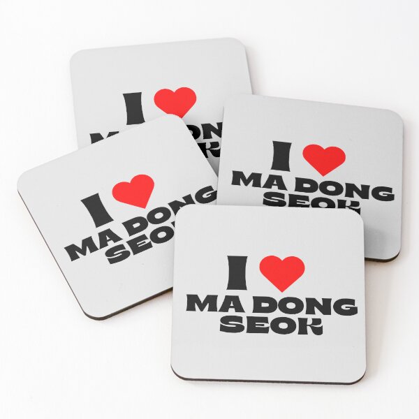Item preview, I Love MA Dong-seok - Black Fonts designed and sold by Itsheartshop.