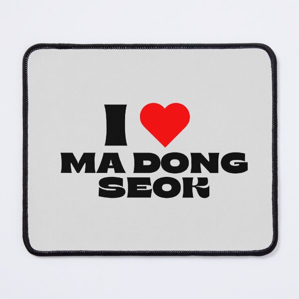Item preview, I Love MA Dong-seok - Black Fonts designed and sold by Itsheartshop.