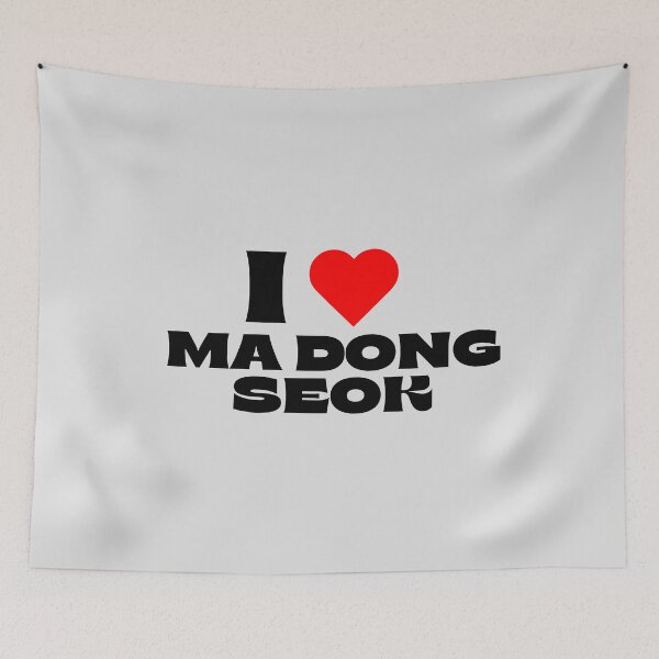 Item preview, I Love MA Dong-seok - Black Fonts designed and sold by Itsheartshop.