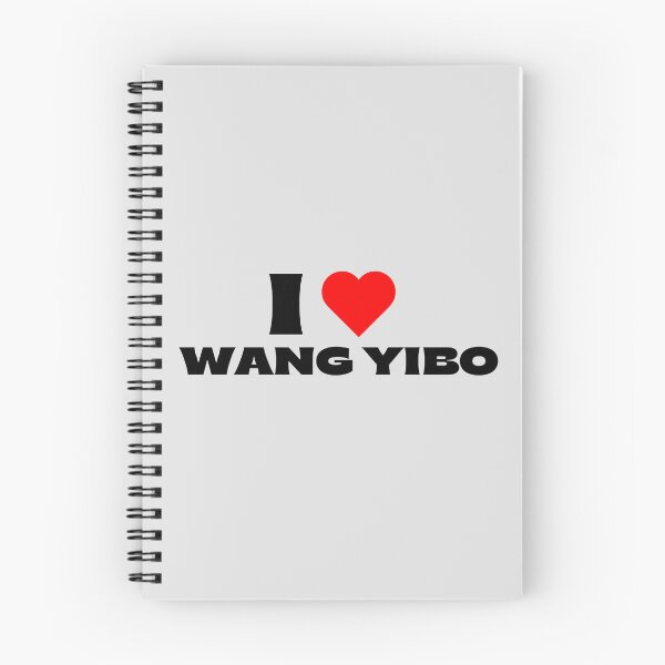Item preview, I Love Wang Yibo - Black Fonts designed and sold by Itsheartshop.