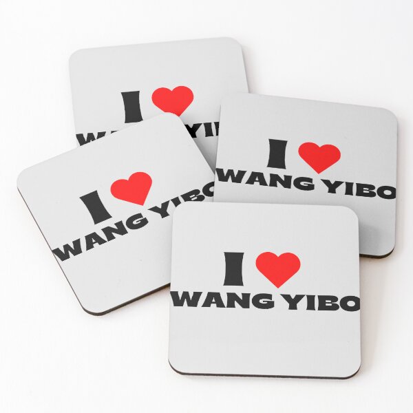 Item preview, I Love Wang Yibo - Black Fonts designed and sold by Itsheartshop.