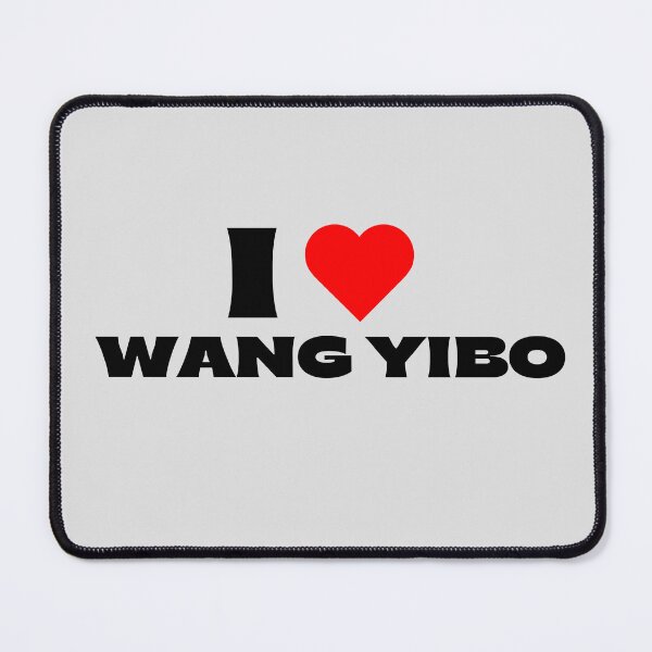 Item preview, I Love Wang Yibo - Black Fonts designed and sold by Itsheartshop.
