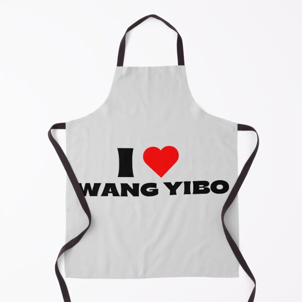 Item preview, I Love Wang Yibo - Black Fonts designed and sold by Itsheartshop.