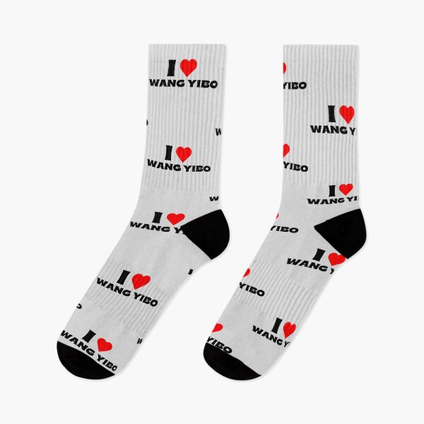 Item preview, I Love Wang Yibo - Black Fonts designed and sold by Itsheartshop.