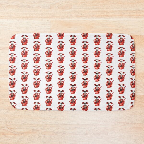 Item preview, Skeleton Samurai in Traditional Red Kimono designed and sold by WPCreator.