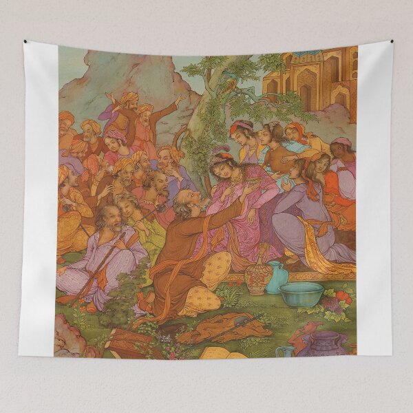 Item preview, Exquisite Hand-Painted Persian Miniature Artwork – Intricate Detail designed and sold by mazis.