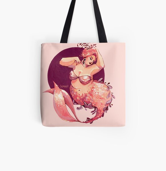 Because every-body can be a mermaid All Over Print Tote Bag
